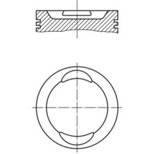 Mahle-Knecht-Behr 0094101 Motor Pıston Segman Punto Palıo Albea Doblo 1.2 8V 040 71.20MM