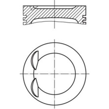 Mahle-Knecht-Behr 028PI00134000 Pıston Complete 82.51 mm Vw