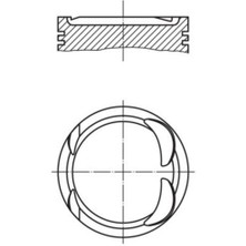 Mahle-Knecht-Behr 0040600 Pıston M.benz M271.940-948-950 1.8ı-2.0ı 82.5mm