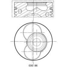 Mahle-Knecht-Behr 0308602 Motor Pıston Segman 0.50 Vw T5 Axb-Axc 1.2 Sılındır 80.01 030 Pı 00086102
