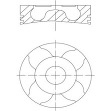 Mahle-Knecht-Behr 0400615 Pıston Segman P206 P307 Partner Iı Berlıngo Iı C4 C5 Iı P308 P3008 P5008 Dv6 1.6hdı 16V Focus Cma1.6tdcı 75.60MM 0.60 Farklı 0.20 Kısa Euro4 Motor