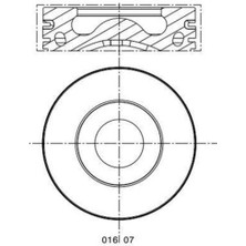 Mahle-Knecht-Behr 0160702 Motor Pıston Segman 86.50MM 0.50 Farklı Boxer Iıı Jumper Iıı 22DT Puma Transıt V347 Mondeo Duratorq 2.2 Tdcı 120PS 130PS 150PS Mondeo 06 >