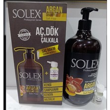 Solex Şampuan 1000ML-ARGANLI+SAÇ Bakım Serumu Kutulu