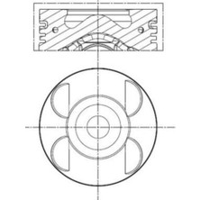 Mahle-Knecht-Behr 001PI00105000 Pıston Segman Std. OM646.986. 88.00MM. Euro 4 Mercedes Sprınter 906 06>08