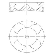 Mahle-Knecht-Behr 0400502 Motor Pıston Segman C3 DV4TED4 1.4hdı 16V 73.70MM 0.50 Farklı