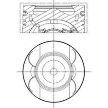 Mahle-Knecht-Behr 001PI00133000 Pıston Segman Std. OM651.9. 83MM. Sarı Burclu W204 08>14 C218 11>17 W212 09>16 W166 15>18 W221 11>13 Vıto W639 10> Sprınter 906 09>