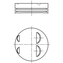 Mahle-Knecht-Behr 0220502 Motor Pıston Segman Megane Iı Clıo Iı Clıo Iıı Modus Scenıc Iı K4J 1.4 79.50MM 1.00MM