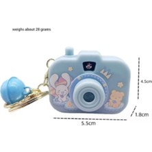 Projeksiyonlu Fotoğraf Makinesi-Projektörlü Anahtarlık-Çanta Süsü Mini Oyuncak
