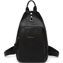 Orta Boy Yıkama Deri Kadın Sırt Çantası 21-K Barcelona 1639