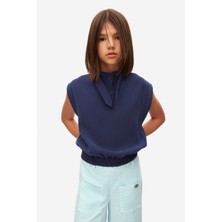 Nk Kids 38813 Kız Çocuk Indigo Forest Bluz