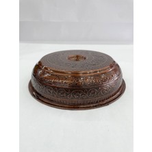 Imamoğlu Hamam Tası Eskitme Kahverengi - 20CM