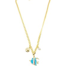 Öfi Balık Kolye - Altın