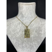 Balık Burcu Özel Tasarım Çelik Burç Kolye