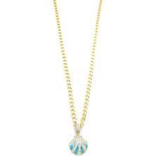 Öfi Deniz Kabuğu Kolye - Altın