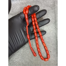 Sistemli Usta Işi Üst Düzey Sıkma Kehribar Tesbih