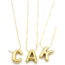 Öfi 24'lü Harf Kolye Seti - Altın