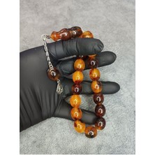 Şak Şak Maskot Toz Kehribar Tesbih