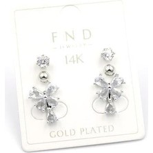 Çoklu Kelebek Küpe - Gümüş