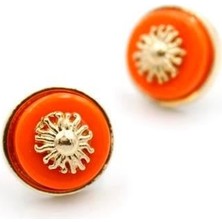 Öfi Güneş Küpe - Turuncu