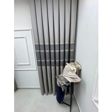 Nivemeshome Çakı FJ672069 V-5422 Taş  1/3 Sık Pileli  Fon Perde Apm