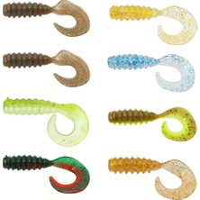 Hanfish Gurt 6cm Silikon Yem - Mix 3 (7 Renk)