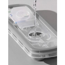 Buz Kalıbı Gri - 250 ml - 5 Pp - 12 Bölmeli - Yüksek Kalite Yapışmaz Silikon Buzluk - Bpa Içermez