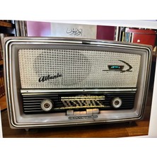 Antia Telefunken Atlanta Lambalı Radyo Sorunsuz Çalışır Durumda - 40 cm x 25 cm x 18