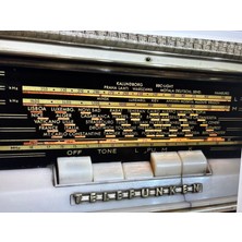 Antia Telefunken Atlanta Lambalı Radyo Sorunsuz Çalışır Durumda - 40 cm x 25 cm x 18