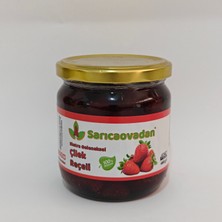 Sarıcaovadan Çilek Reçeli 460 gr  Yeni Üretim El Yapımı %100 Pancar Şekeri