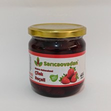 Sarıcaovadan Doğal Yayla Çileği Reçeli Yeni Üretim El Yapımı Çilek Reçeli 460 Gr