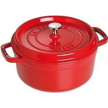 Staub B Döküm Tencere 24 cm Kiraz