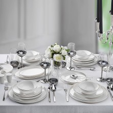 Schafer Adel Platin Yemek Takımı 56 Parça-Platin