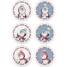The Mia Penguin Çerezlik 6 Parça 10 cm NEW018