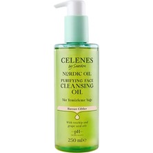 Celenes By Sweden Nordic Oil  Hassas Ciltler Için Arındırıcı Yüz Temizleme Yağı 250 ml