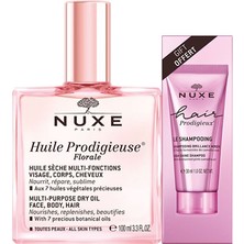 Nuxe Huile Prodigieuse Floral Çok Amaçlı Kuru Yağ 100 ml - Şampuan Hediye