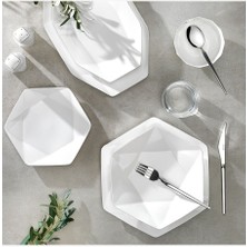 Schafer Superfine Bone Star Yemek Takımı 56 Parça-Platin