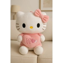 Polly Toys Hello Kitty Peluş Oyuncak Pamuk Kumaşa Yumuşak Dokuya Sahiptir