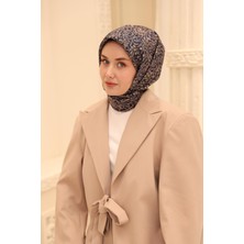 Silk Home Twill Ipek Eşarp - 11464-33 Lacivert