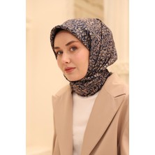 Silk Home Twill Ipek Eşarp - 11464-33 Lacivert