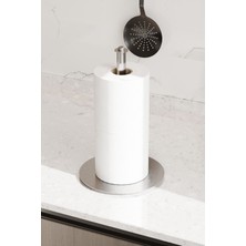 Paslanmaz Çelik Kağıt Havluluk-Tezgah Üzeri Kağıt Havlu Standı - Peçetelik