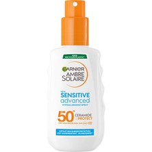 Garnier Ambre Solaire Sensitive Advanced Hipoalerjenik Güneş Koruyucu Sprey SPF50+ 150ML