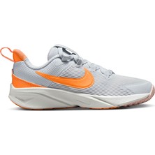 Nike Gri - Turuncu Kız Çocuk Yürüyüş Ayakkabısı DX7614-008-NIKE Star Runner 4 Nn (P