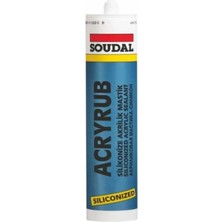 Soudal Acryrub Silikonize Mastik 500G Gri