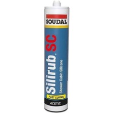 Soudal Sılırub Sc Duşakabin Silikonu 280ML Beyaz