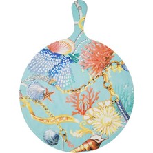 St. Tropez Turkuaz Melamin Sunum Tahtası 31,5X41,8 cm