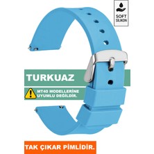 Trendburada Tcl Mt42 Mt42x Mt43 Mt46-Slazenger Akıllı Çocuk Saatleriyle Uyumlu Silikon Saat Kordonu Kayışı