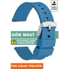 Trendburada Tcl Mt42 Mt42x Mt43 Mt46-Slazenger Akıllı Çocuk Saatleriyle Uyumlu Silikon Saat Kordonu Kayışı
