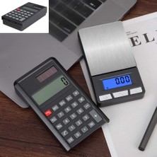 Paras Ticaret Kızaklı Ayrılabilir Hesap Makineli Dijital Hassas Terazi Takı Mücevher Vb. LCD Ekran Elektronik Terazisi Kuyumcu Laboratuvar Vb. Tartısı (Max: 500 Gr.)