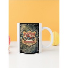 Custom Retro Baskılı Kupa Bardak