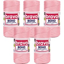 Bravo Boho Polyester Makrome Ipi 4mm 5’li Paket – Dayanıklı ve Tüylenmez